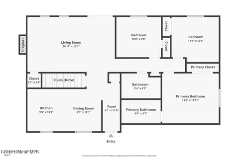 Floorplan - 1572 E Velora Dr, Post Falls, ID 83854 photo 3 of 5