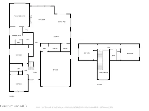 Floorplan - 2644 E Salvation Ct, Post Falls, ID 83854 photo 1 of 1