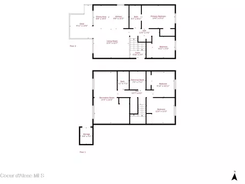 Floorplan - 115 N Scott St, Post Falls, ID 83854 photo 1 of 1