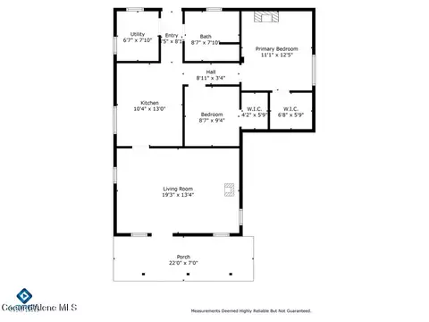 Floorplan - 509 B St, Pinehurst, ID 83850 photo 1 of 1