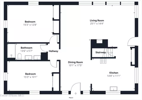 Floorplan - 609 S Maple St, Kellogg, ID 83837 photo 5 of 5