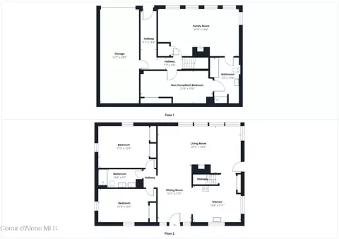 Floorplan - 609 S Maple St, Kellogg, ID 83837 photo 1 of 5