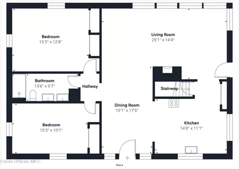 Floorplan - 609 S Maple St, Kellogg, ID 83837 photo 3 of 5