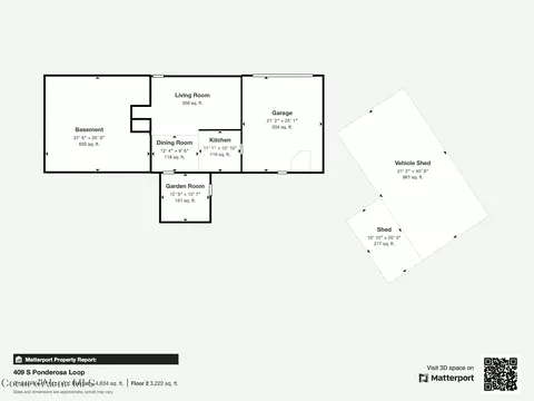 Floorplan - 409 S Ponderosa Loop, Post Falls, ID 83854 photo 1 of 2