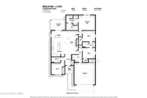 Floorplan - 3384 N Cyprus Fox Lp Lp, Post Falls, ID 83854 photo 1 of 1