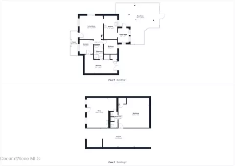 Floorplan - 603 Oregon Ave, Pinehurst, ID 83850 photo 3 of 3