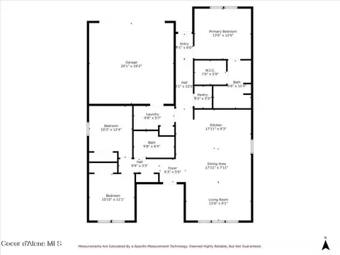 Floorplan - 5224 E Aquila Ave, Post Falls, ID 83854 photo 1 of 1