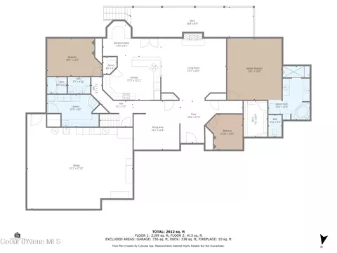 Floorplan - 604 E Kokanee Dr, Post Falls, ID 83854 photo 1 of 2