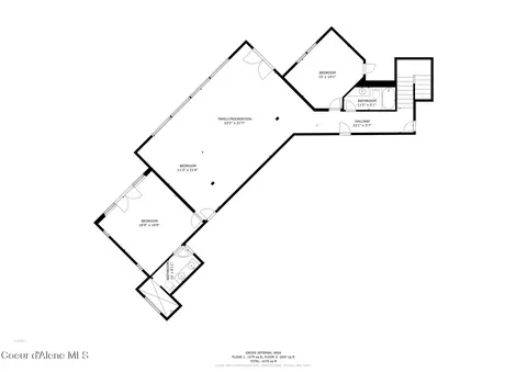 Floorplan - 2576 E Parker Ave, Harrison, ID 83833 photo 2 of 2