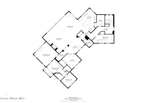Floorplan - 2576 E Parker Ave, Harrison, ID 83833 photo 1 of 2