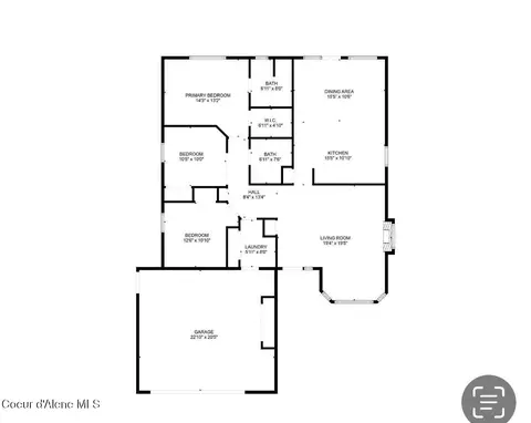 Floorplan - 5820 E Steamboat Bnd, Post Falls, ID 83854 photo 1 of 1