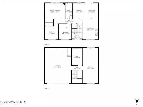 Floorplan - 700 E Tiger Ave, Post Falls, ID 83854 photo 1 of 1