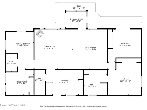 Floorplan - 850 Hoop Loop Rd, Priest River, ID 83856 photo 1 of 4