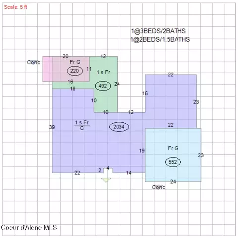 Floorplan - 3674 E 2nd Ave, Post Falls, ID 83854 photo 1 of 1