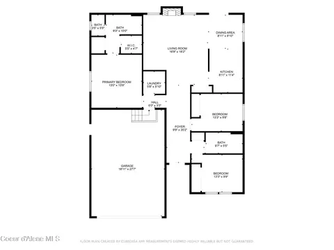Floorplan - 1254 E Bogie Dr, Post Falls, ID 83854 photo 2 of 2