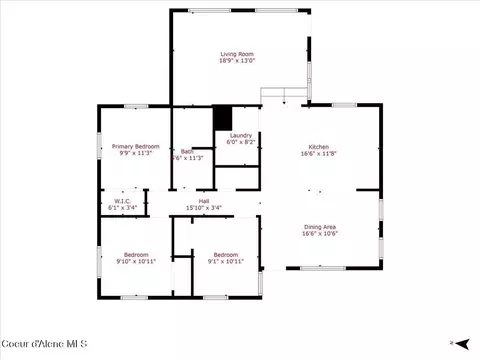 Floorplan - 87 Red Clover Dr, Sandpoint, ID 83864 photo 1 of 1