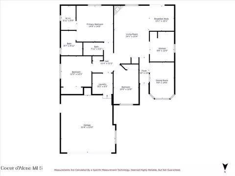 Floorplan - 2167 E Wagon Trl, Post Falls, ID 83854 photo 1 of 1
