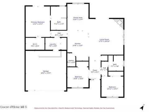 Floorplan - 14319 N Pristine Cir, Rathdrum, ID 83858 photo 1 of 1