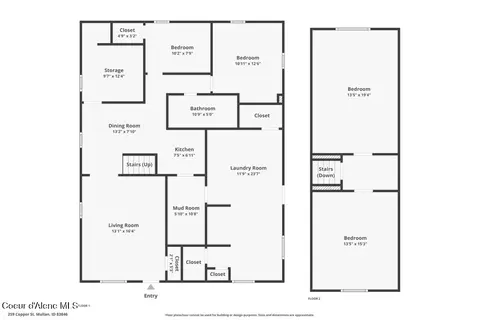Floorplan - 259 Copper St, Mullan, ID 83846 photo 1 of 2