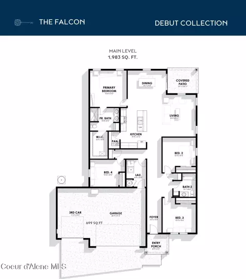 Floorplan - 3317 N Corvus St, Post Falls, ID 83854 photo 1 of 1
