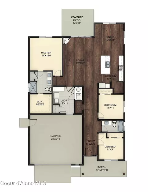 Floorplan - 975 E Steeple Chase Rd, Hayden, ID 83835 photo 1 of 1
