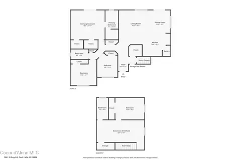Floorplan - 3861 N Guy Rd, Post Falls, ID 83854 photo 3 of 3