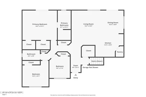 Floorplan - 3861 N Guy Rd, Post Falls, ID 83854 photo 2 of 3