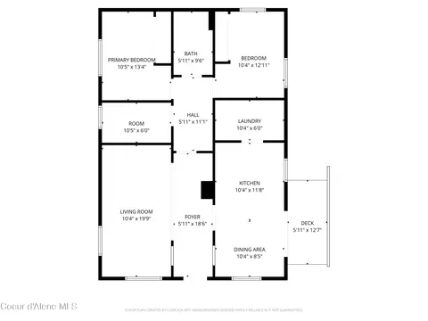 Floorplan - 403 E 9th Ave, Post Falls, ID 83854 photo 1 of 4