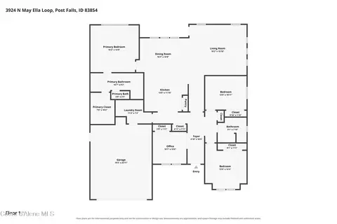 Floorplan - 3924 N May Ella Loop, Post Falls, ID 83854 photo 1 of 1