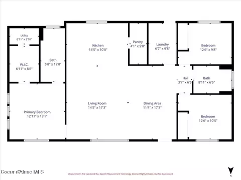 Floorplan - 1303 Pellens Rd, Pinehurst, ID 83850 photo 1 of 1