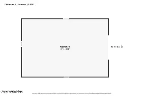 Floorplan - 1179 Cooper St, Plummer, ID 83851 photo 3 of 3
