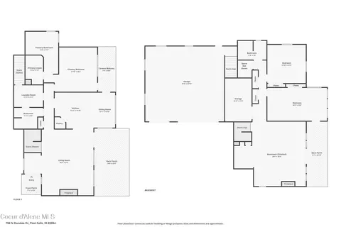 Floorplan - 706 N Dundee Dr, Post Falls, ID 83854 photo 1 of 3