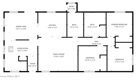Floorplan - 331 15th St, Plummer, ID 83851 photo 1 of 1