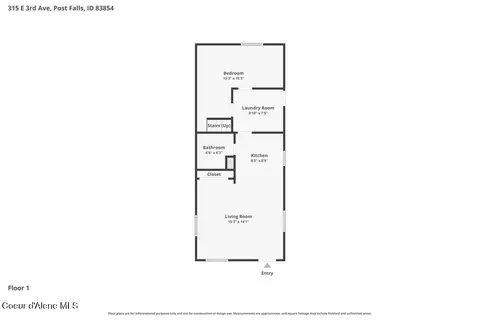 Floorplan - 315 E 319 E 3rd Ave, Post Falls, ID 83854 photo 1 of 1