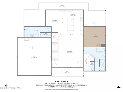 Floorplan - 5383 E Van Dusen Rd, Harrison, ID 83833 photo 2 of 3