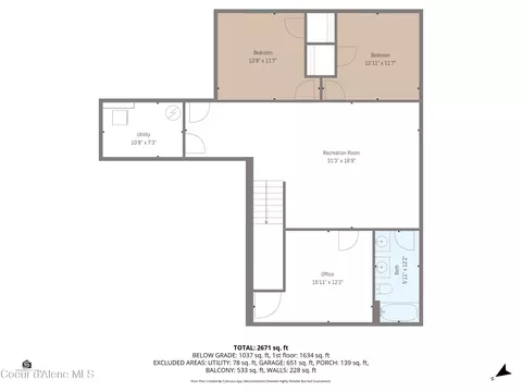 Floorplan - 5383 E Van Dusen Rd, Harrison, ID 83833 photo 3 of 3