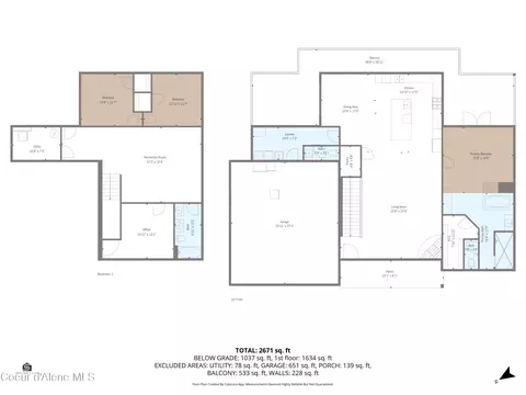 Floorplan - 5383 E Van Dusen Rd, Harrison, ID 83833 photo 1 of 3