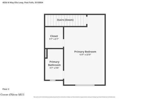 Floorplan - 4026 N May Ella Loop, Post Falls, ID 83854 photo 3 of 3