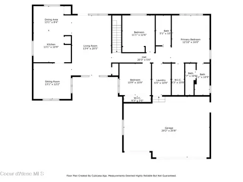 Floorplan - 5030 E Frazier Dr, Post Falls, ID 83854 photo 2 of 3