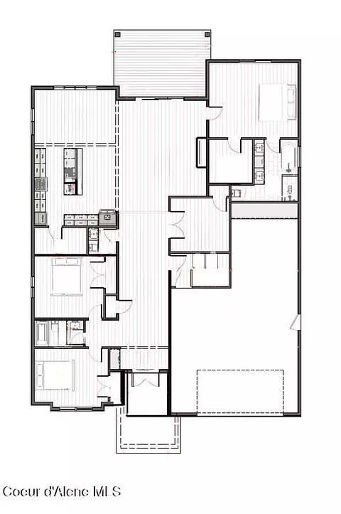 Floorplan - 2448 E Salvation Ct, Post Falls, ID 83854 photo 1 of 1