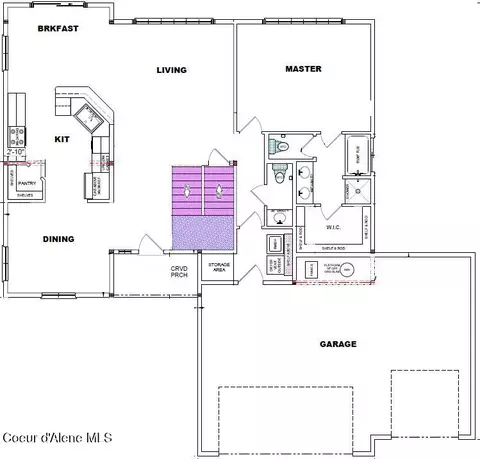 Floorplan - 7838 E Autry Ln, Athol, ID 83801 photo 1 of 2