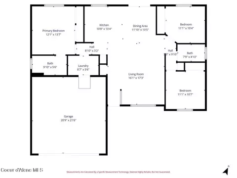 Floorplan - 215 W Chippewa Dr, Post Falls, ID 83854 photo 2 of 2