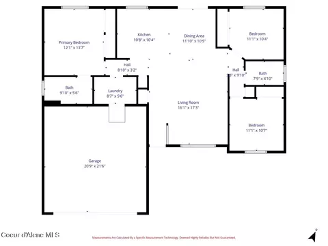 Floorplan - 215 W Chippewa Dr, Post Falls, ID 83854 photo 1 of 2