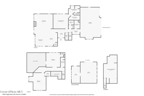 Floorplan - 4456 Eagles Mere Rd, Harrison, ID 83833 photo 1 of 1