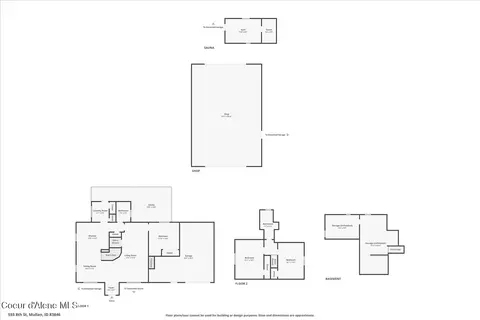 Floorplan - 555 Eighth St, Mullan, ID 83846 photo 1 of 2