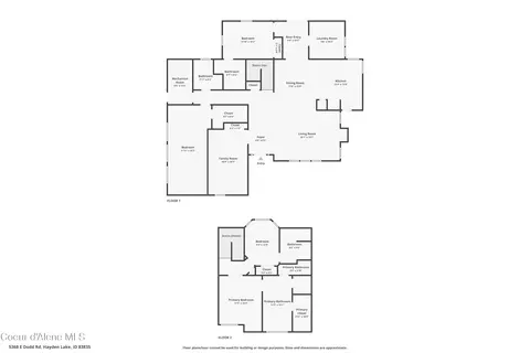 Floorplan - 5368 E Dodd Rd, Hayden, ID 83835 photo 1 of 3