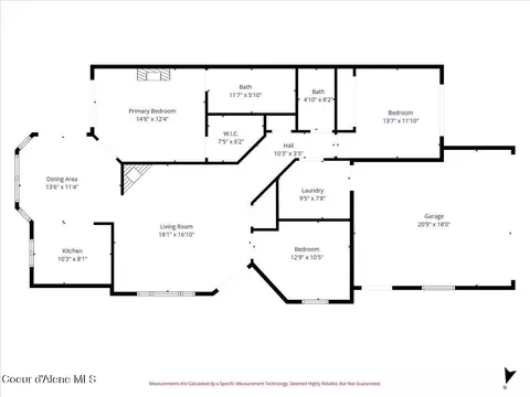 Floorplan - 505 E Whitewater Ln, Post Falls, ID 83854 photo 1 of 1