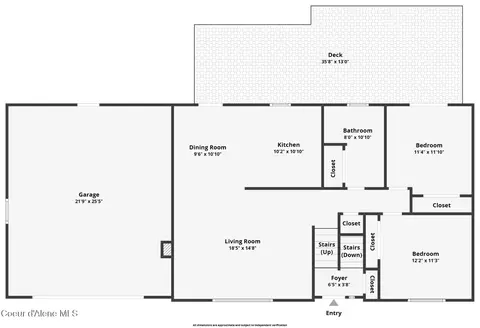 Floorplan - 1500 E Brook Dr, Post Falls, ID 83854 photo 3 of 4