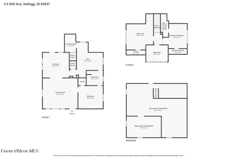 Floorplan - 5 E Mill Ave, Kellogg, ID 83837 photo 1 of 3