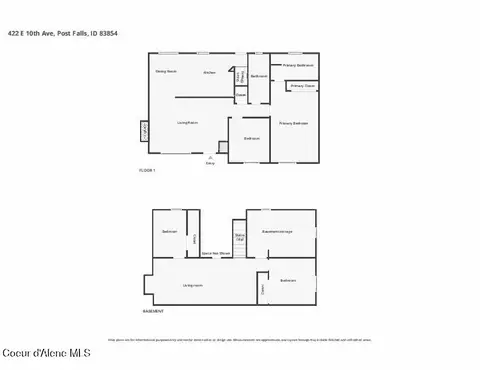 Floorplan - 422 E 10th Ave, Post Falls, ID 83854 photo 1 of 1
